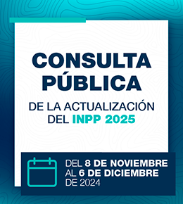 Consulta pública de la actualización del INPP 2025